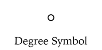 Så här använder du gradsymbolen på Mac OS (OS X)