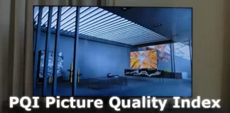 PQI Förklaring av Samsung TV:s bildkvalitetsindex