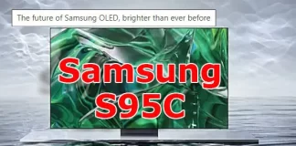 Tekniska specifikationer för Samsung S95B och S95C OLED TV-apparater