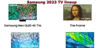 Samsung 2023 TV-utbud, förklaring per serie