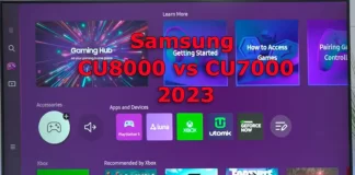 Samsung CU8000 vs CU7000 Vilken TV är bäst att köpa?