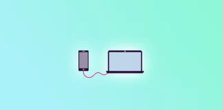 Hur du kastar telefonen till en bärbar dator