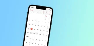 Så här raderar du delad kalender på iPhone