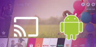 Hur man castar till LG TV från Android