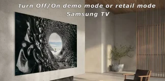 Hur stänger jag av demoläget på min Samsung TV
