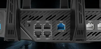 10GE-port på WIFI-router