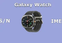 Hur du hittar serienumret och IMEI på din Galaxy Watch