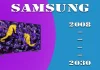 Samsung TV-modeller efter år