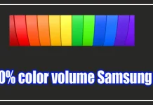 Betydelsen av ”100 % färgvolym” i Samsung QLED-TV-apparater