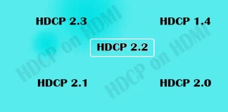 HDCP i HDMI, kompatibilitetsversioner HDCP