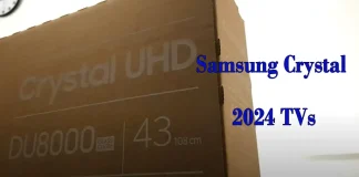 Samsung Crystal 2024 Series TV-apparater, skillnader och jämförelse