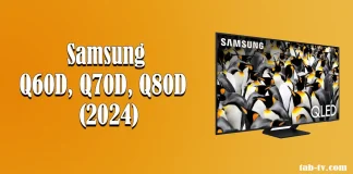 Samsung Q60D, Q70D, Q80D TV-apparater (2024) jämfört