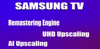 Remastering och Upscaling på Samsung-TV