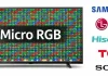 Micro RGB-, RGB Evo- och TCL Mini RGB-tv-apparater
