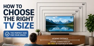 Hur man väljer rätt TV-storlek