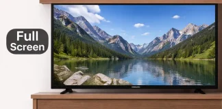 Så här ändrar du bildstorleken på en Samsung-TV