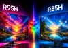 Samsung-TV med Micro RGB-teknik – R95H vs. R85H