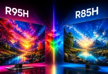 Samsung-TV med Micro RGB-teknik – R95H vs. R85H
