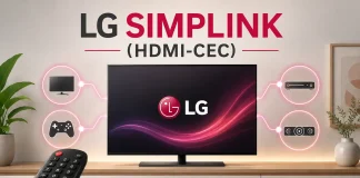 LG SIMPLINK (HDMI-CEC), hur det fungerar och hur du aktiverar det