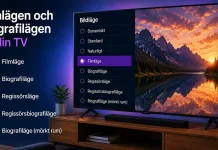 Film- och biolägen på din TV