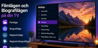 Film- och biolägen på din TV