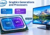 Intel Graphics generationer och processorer