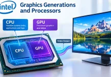 Intel Graphics generationer och processorer