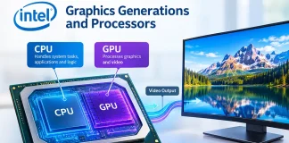 Intel Graphics generationer och processorer