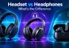 Headset och hörlurar vad är skillnaden?