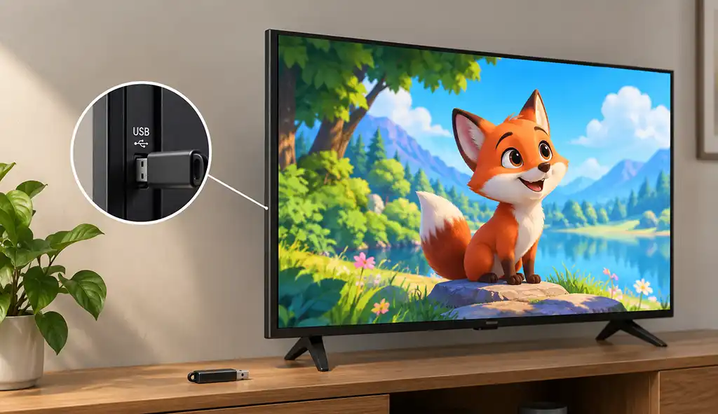 How to Play Files from a USB Drive on a TV