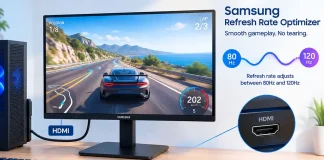 Vad är Refresh Rate Optimizer på Samsung-skärmar?